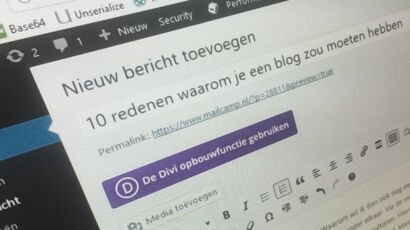 Start een blog